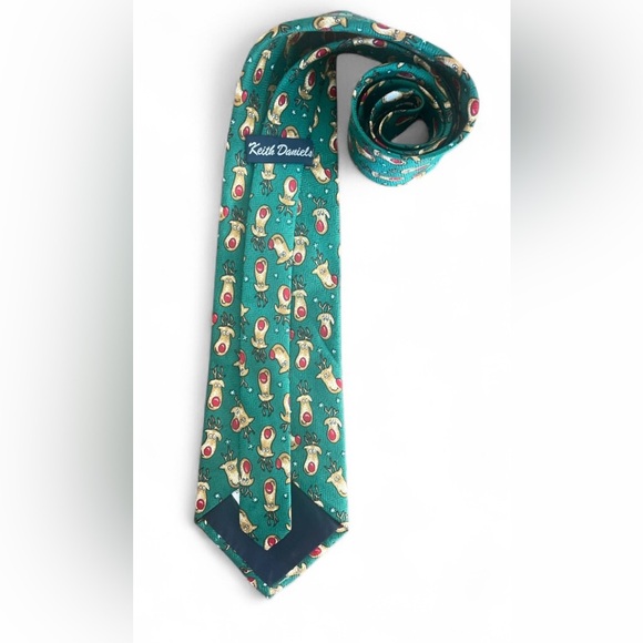 Men’s Rudolph Christmas tie - Picture 5 of 5